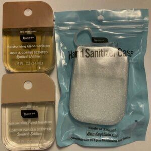 B Pure Hand Sanitizer LIMITED EDITION 1 Mocha Coffee & 1 Almond Vanilla + 1 case